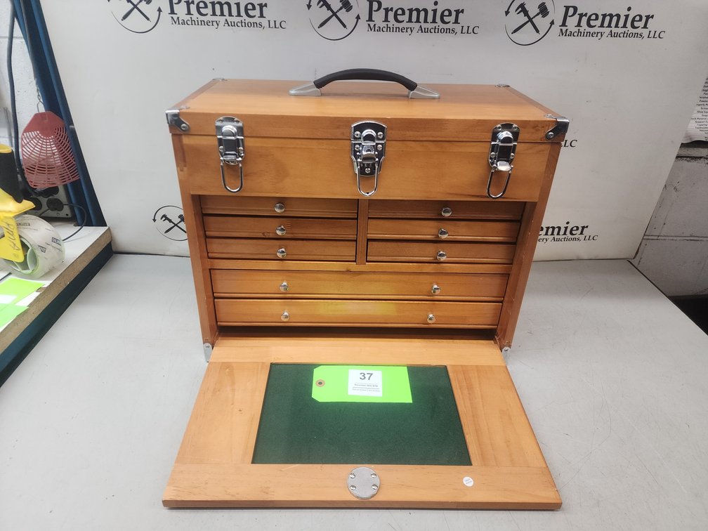 8 Drawer Wood Tool Box.