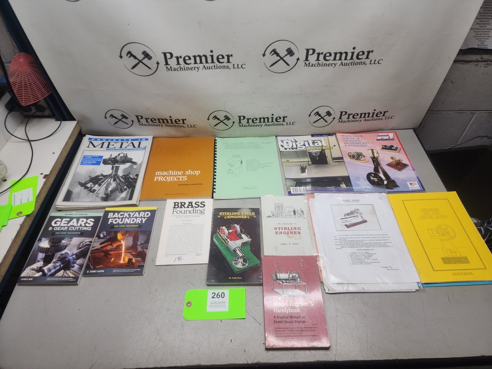 Assorted Hobby Machinist Books.