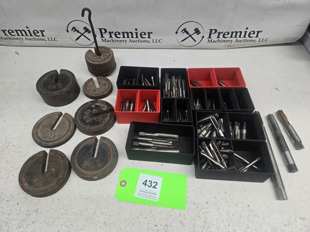 Assorted Taps From 5-40 to 3/4-10