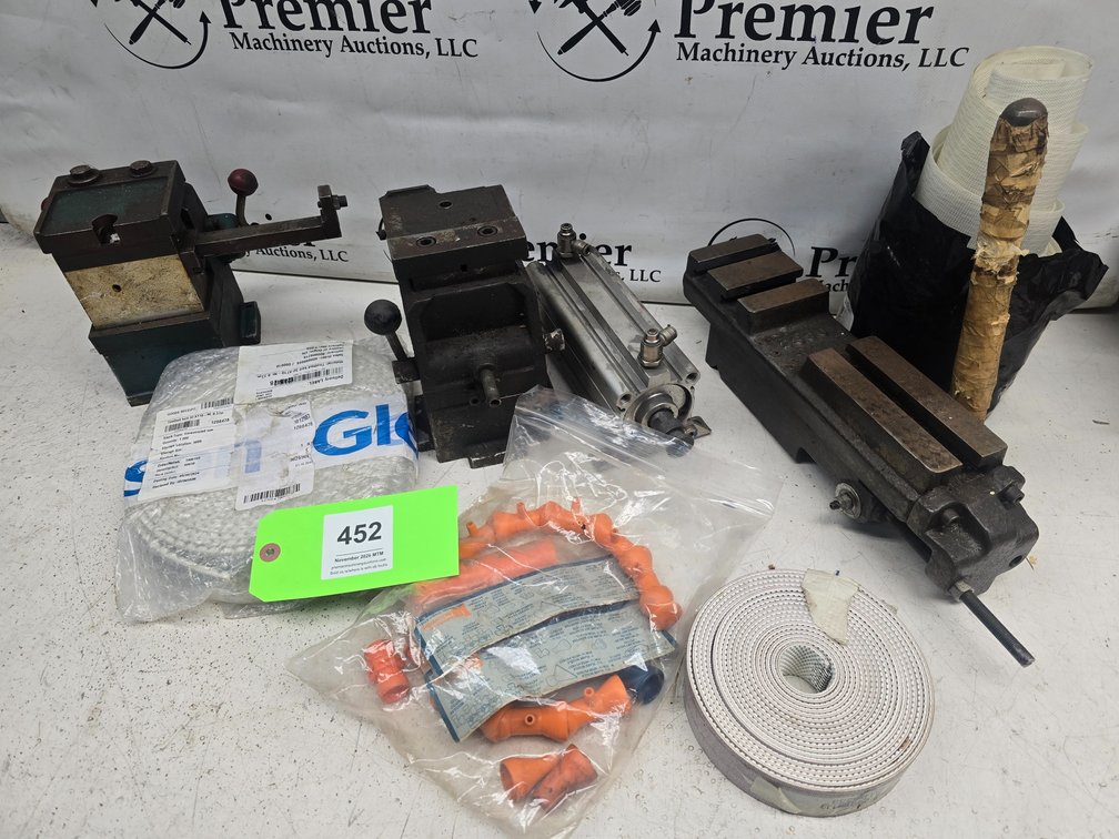 (2) Custom Fixture Clsmps, Cross Slide and More.