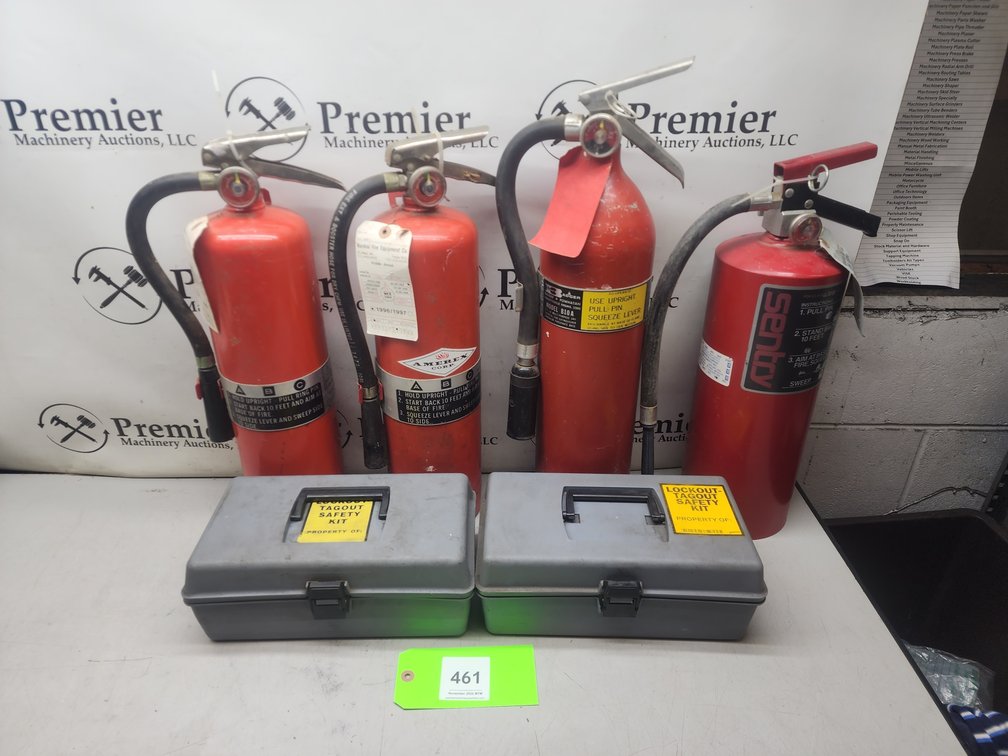 Dry Chemical Extinguishers & Lock Out Tag Out.