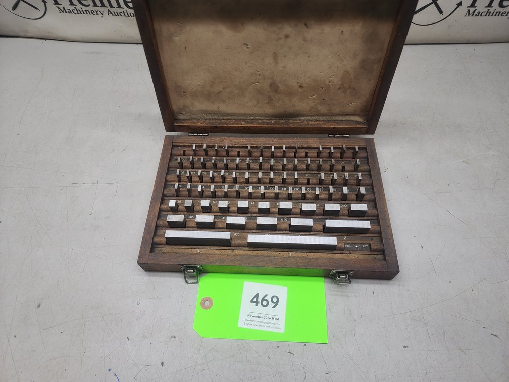Gage Block Set.