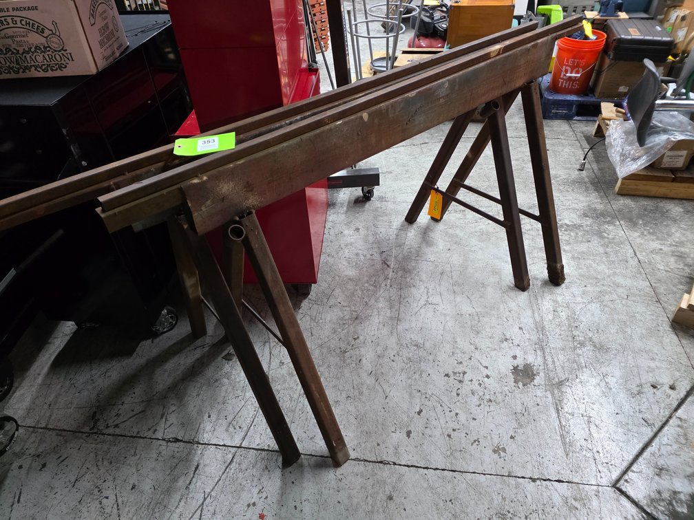 (2) Steel 74" x 39-1/4" Horses.