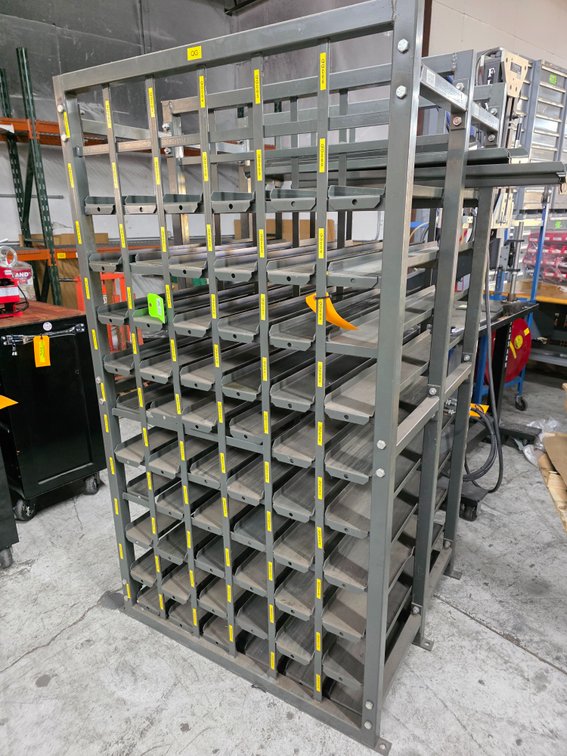 Heavy Duty (66) Pocket Tooling/Stock Rack.