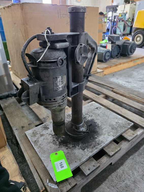 Skil 115V. Drill on Custom Aluminum Fixture Base.
