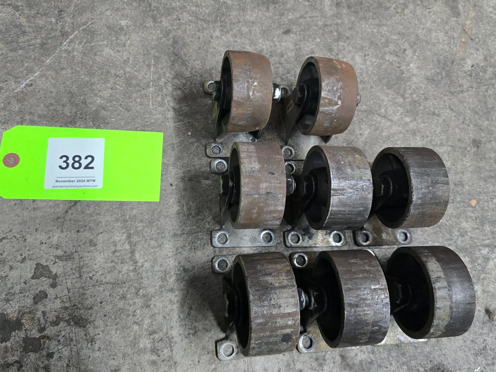 (8) 3" Metal Casters