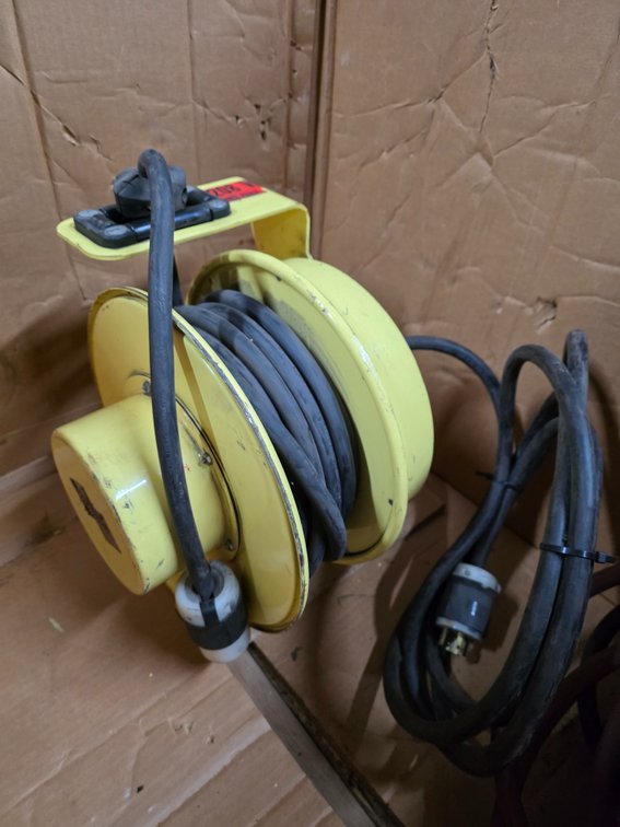 Conductix Model 354418-10, 208V. 3Ph. Retractable Cord Reel.