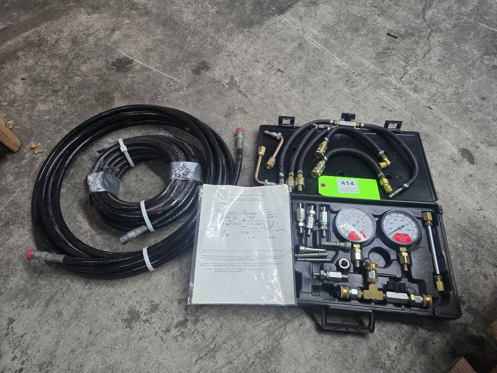 Borroughs Model: BT-9002 Fuel Pressure Tester Kit and Eaton Synflex Hydraulic Hoses