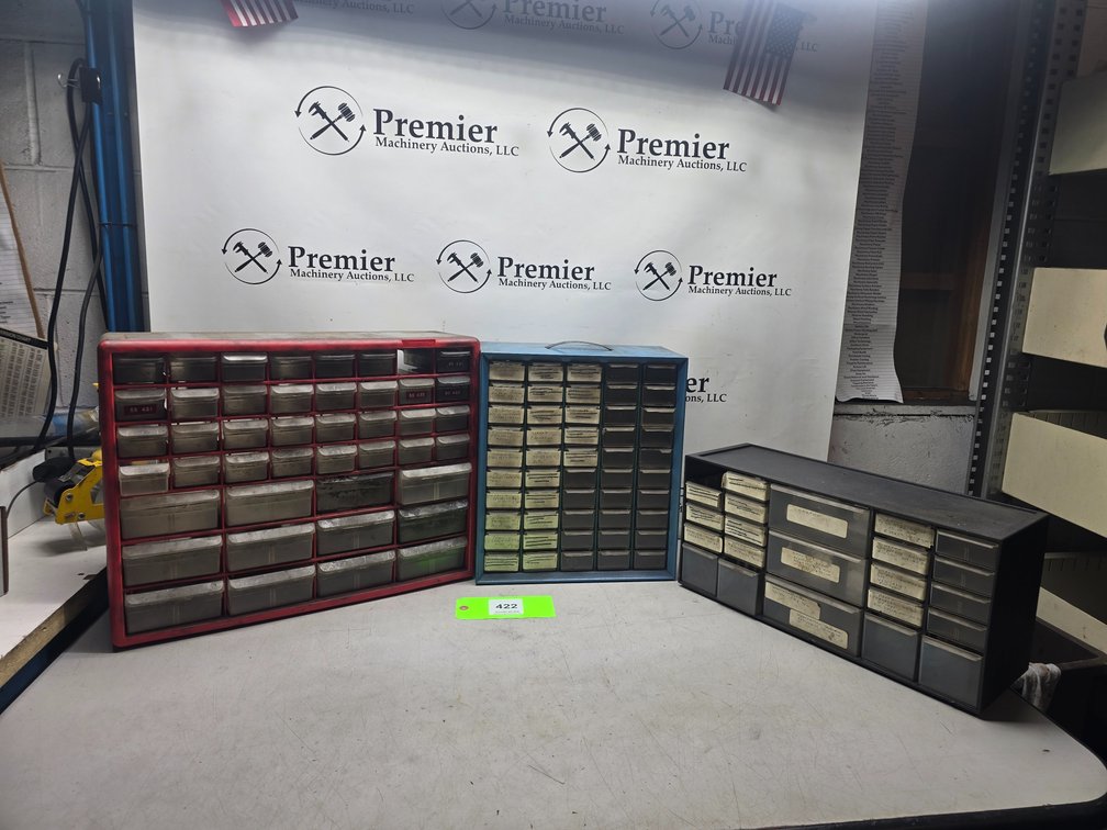 (3) Plastic Small Parts Cabinets.