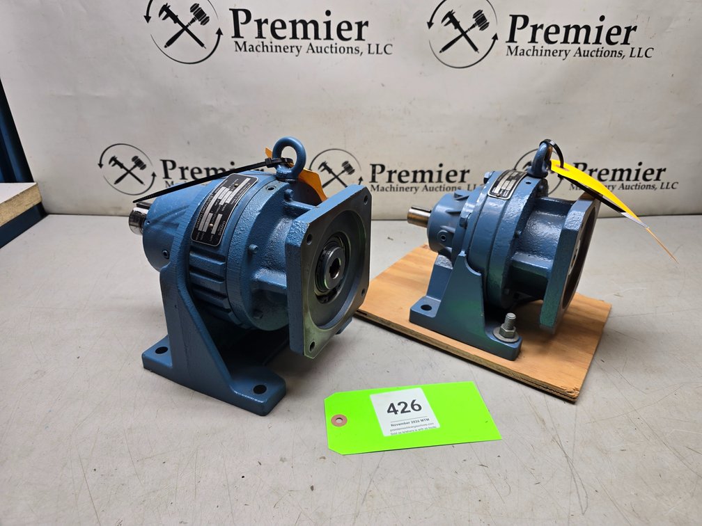(2)Shirpo Circulate Speed Reducers, Models: (1) 201--29C4030---, (1) 105--294030BH---.