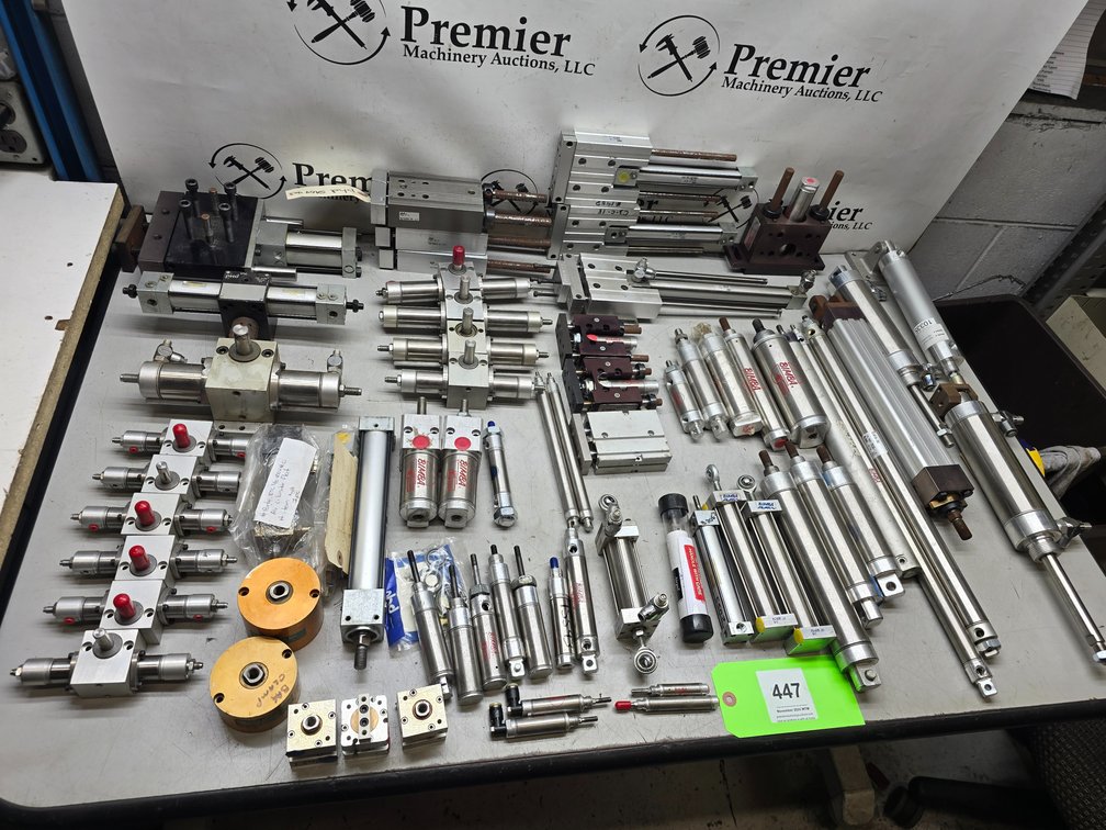 Assortment of Pneumatic Cylinders, Mostly Bimba