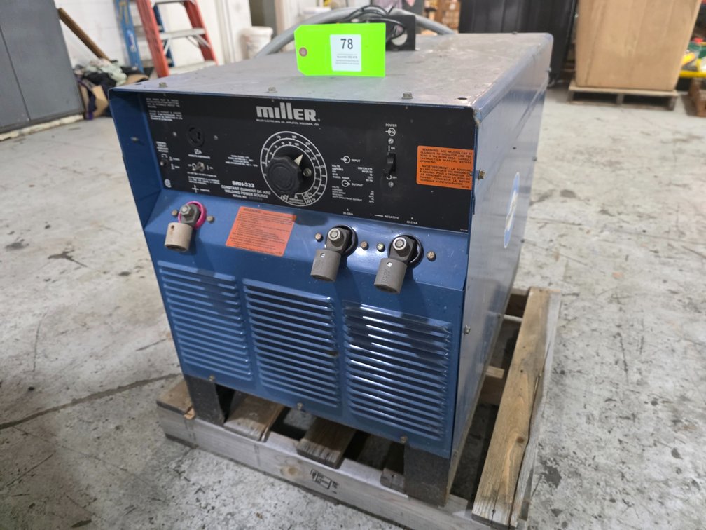 Miller Model SRH-333, Constant Current DC Arc Welding Power Source.