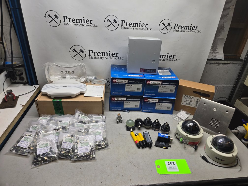 (5) New Altronix Model: ALTV248 CCYV Power Supply Enclosures and  Assortment of Electronics