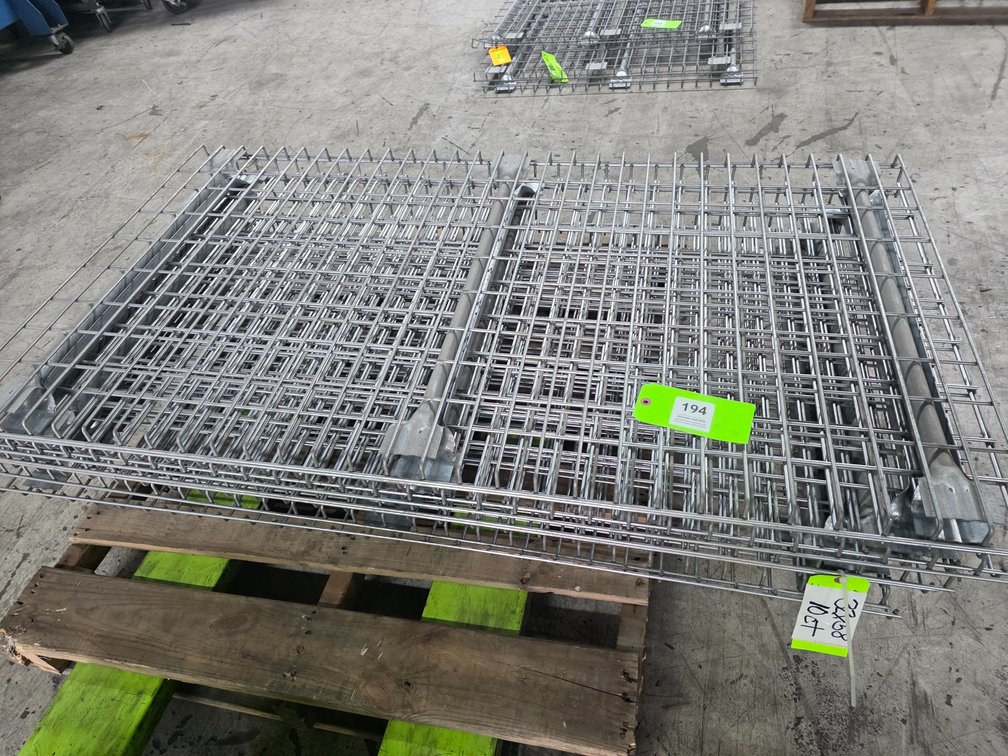 (10) 32" x 58" Length Pallet Rack Wire Deck Sections.