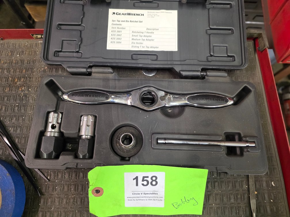 Gear Wrench 5-Pc. Tap and Die Ratchet Set