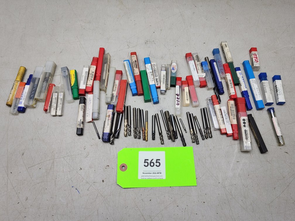 Assorted Carbide Endmills.