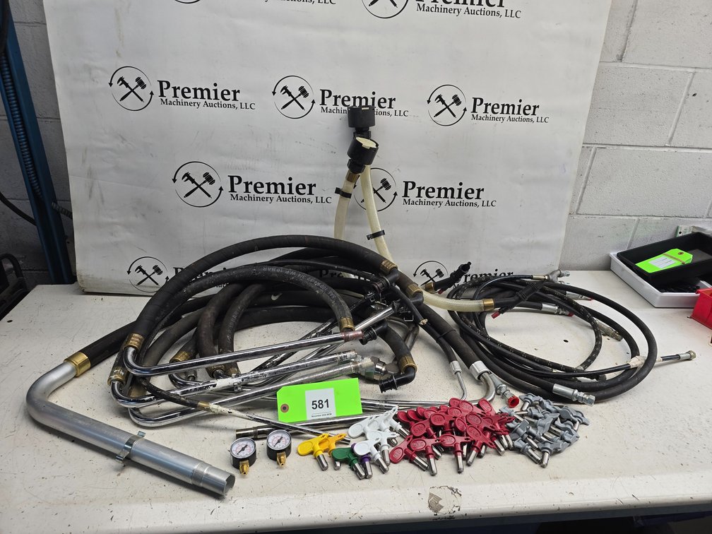 Assortment of Paint Sprayer Hoses and PartS