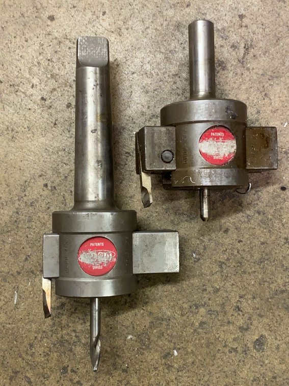 Group of Swiss 6000-MK4 6100-V6 Counterbore Heads