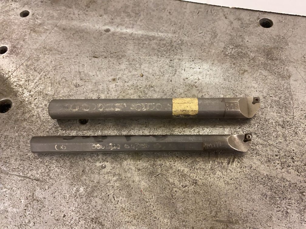 2 Kennametal Solid Carbide Shank Indexable Boring Bars