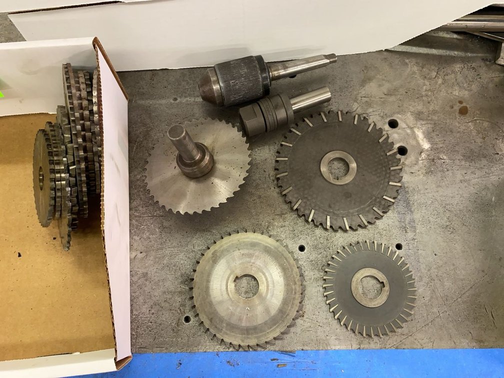 Group of Slitting and Slotting Cutters
