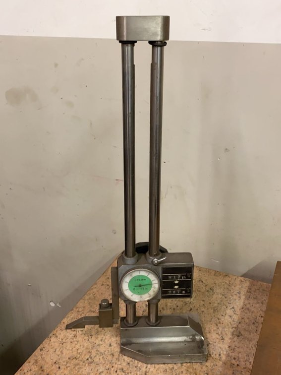 12in Dual Column Dial Height Gage
