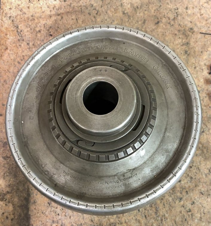 Jacobs 91-A6 9in Outside Diameter Spindle Nose Lathe Chuck