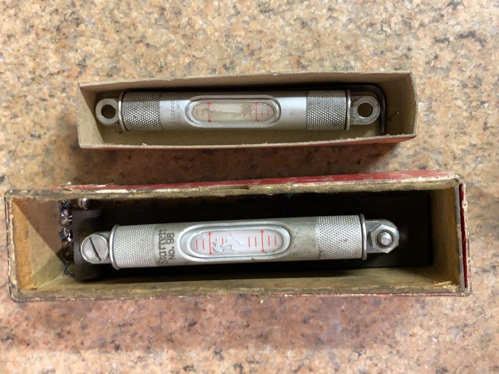 Pair of Starrett No. 98-6 Machinist Levels