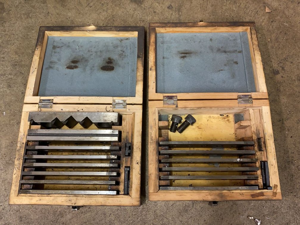 Assortment of Kurt Vise 6" Jaws and Parallels.