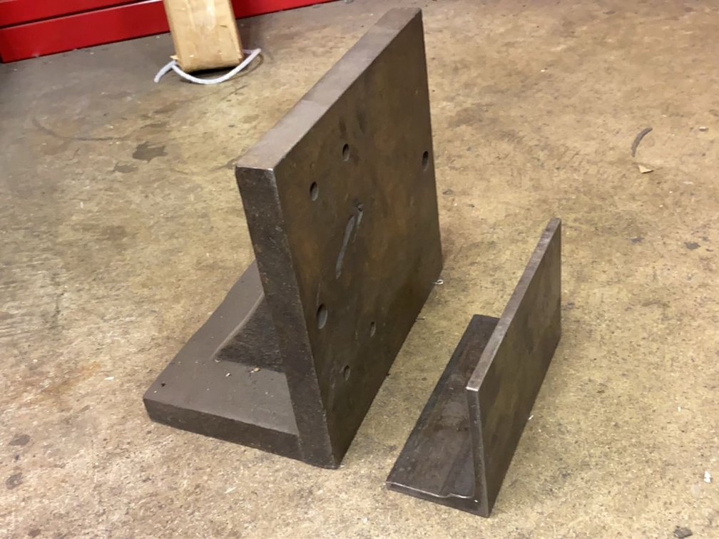 Pair of Cast Iron Angle Plates