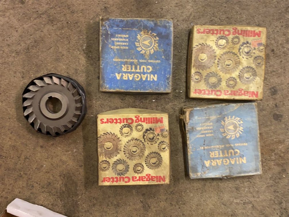 Group of 5 Niagara Milling Cutters