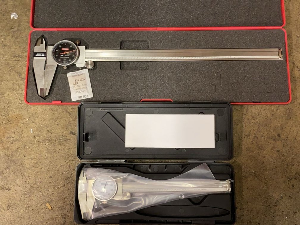 Group of 2 SPI and Fowler Dial Calipers