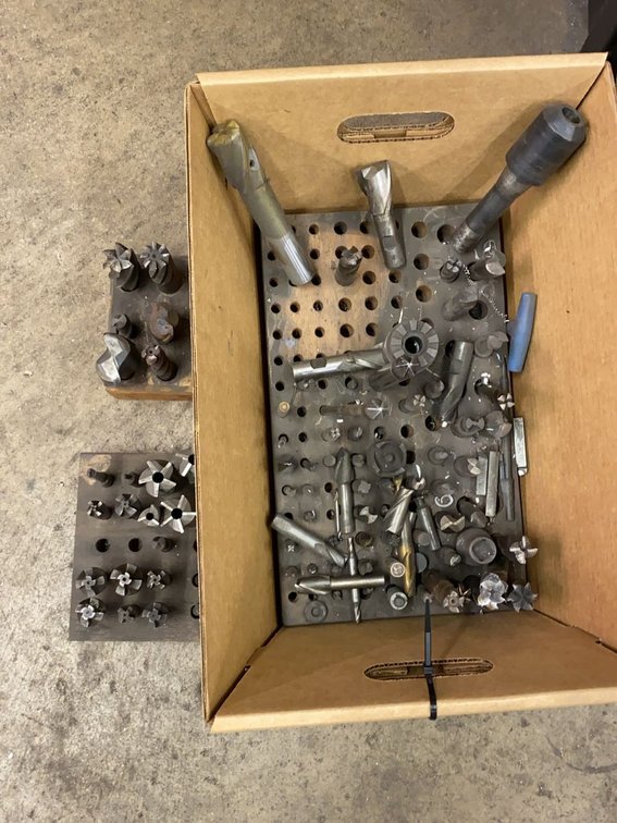 Group of Machinist Cutting Tools