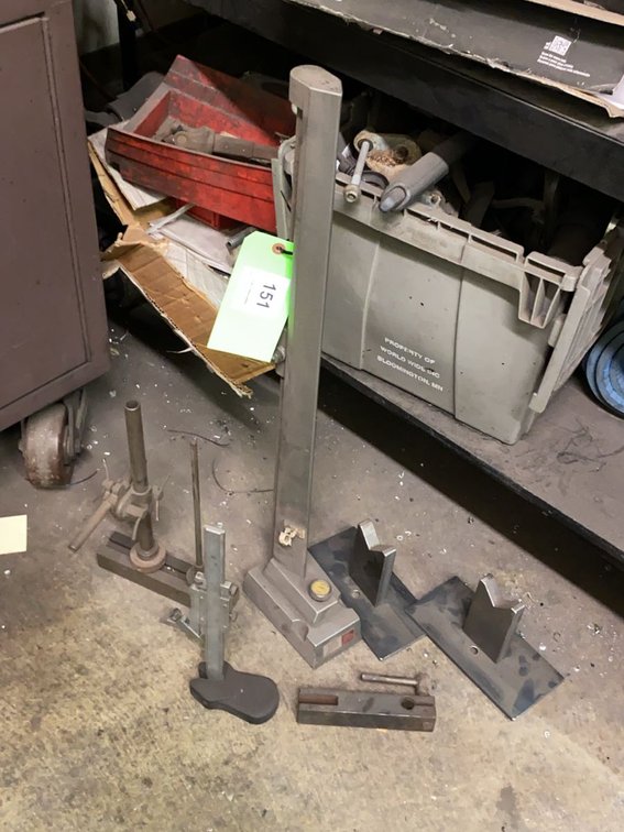 Assortment of Machinist Inspection Setup Tools