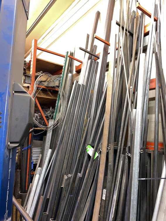 Assortment of Steel and Aluminum Bar Tubing Stock