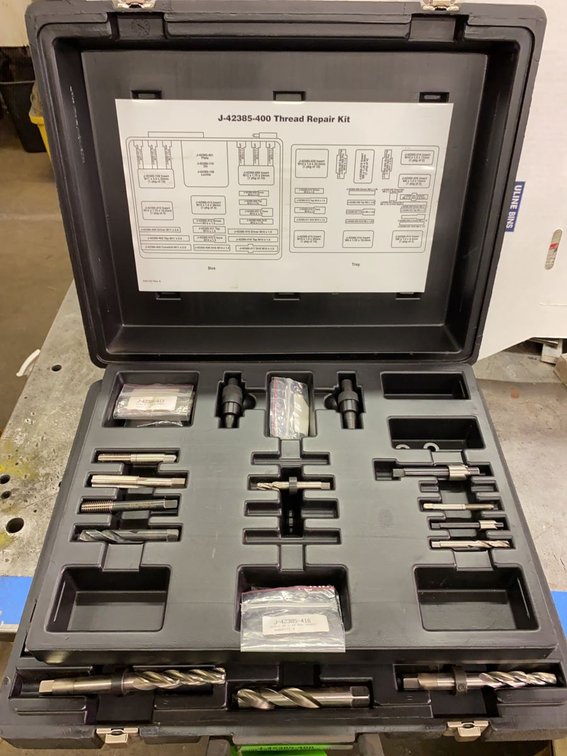SPX Kent-Moore J-42385-400 Inline Engine Thread Repair Kit