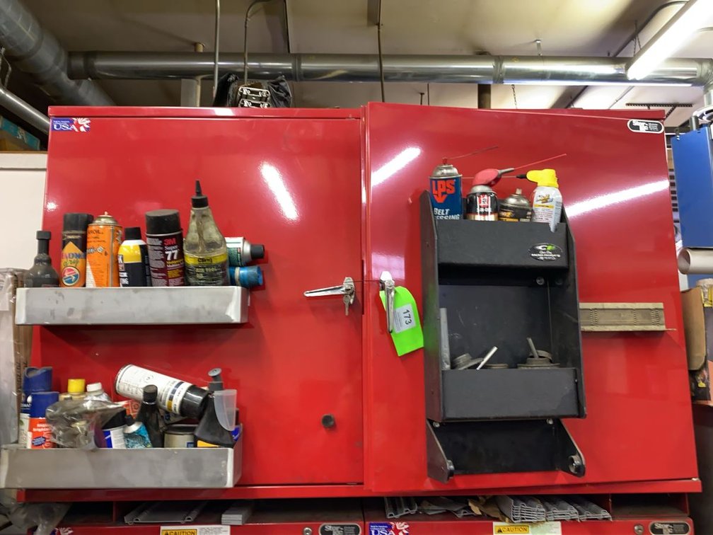 Stor-Loc Modular Steel Cabinet with Assorted Contents
