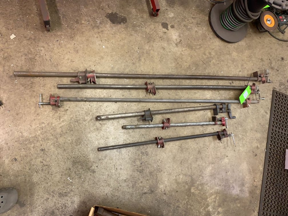 Assortment of Pipe Clamp Fixtures