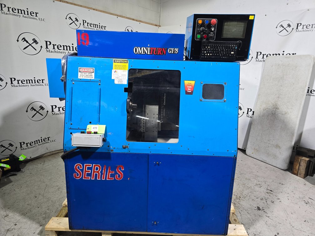 OmniTurn Model GT-75 CNC Lathe.