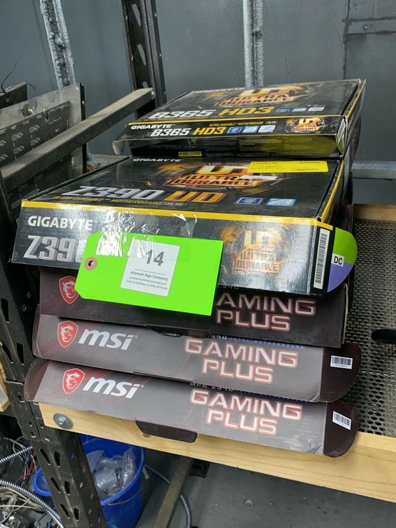 Assortment of Desktop Computer Motherboards