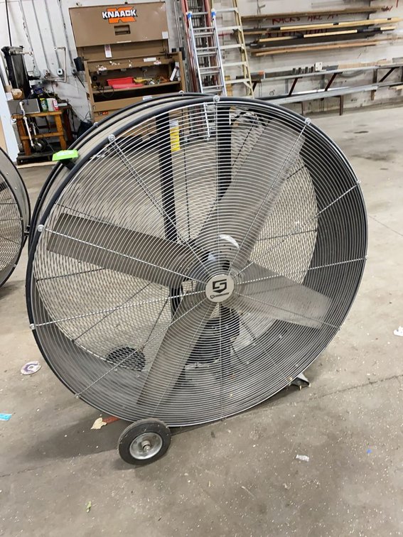 Sentryway 49935 48in Belt Drive Drum Fan
