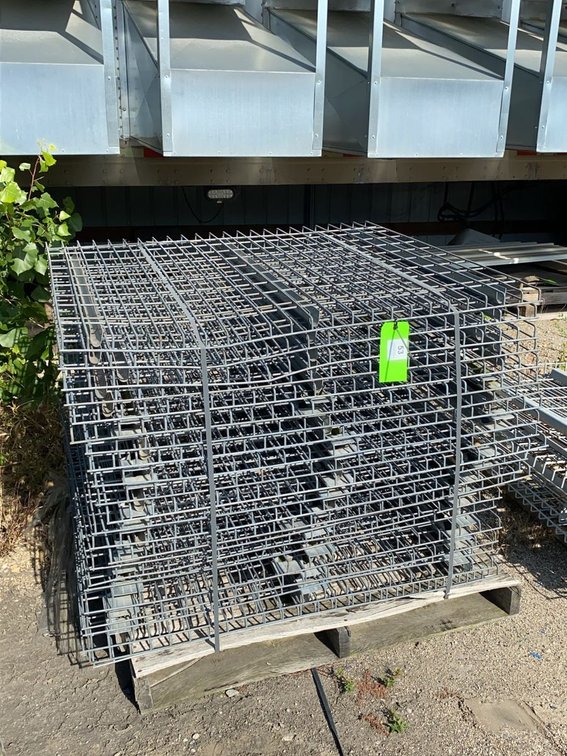 Group of 42in Wire Rack Deck Panels