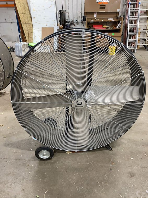 Strongway 48in Belt Drive Drum Fan