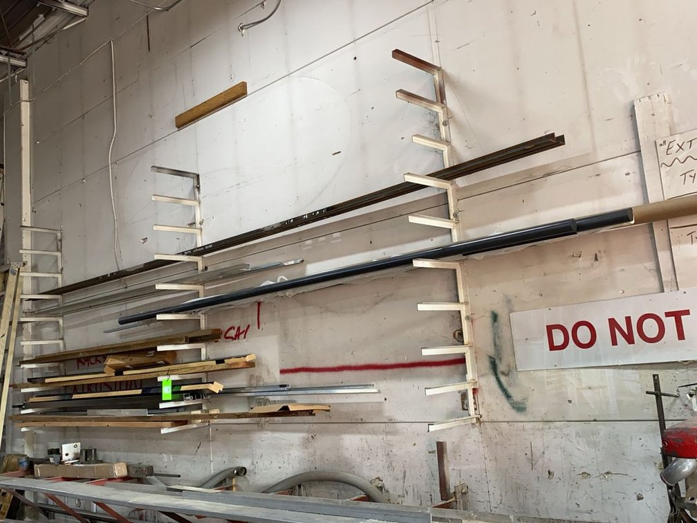 Assortment of Aluminum Extrusions and Steel Stock