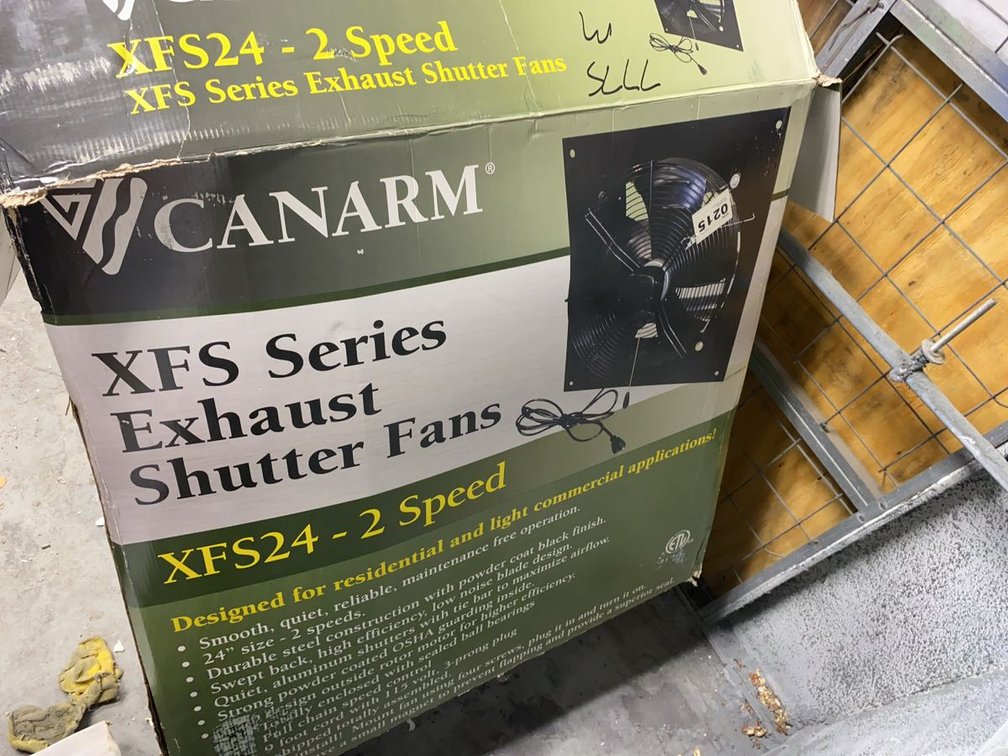 Canarm XFS24 24in Exhaust Shutter Fan