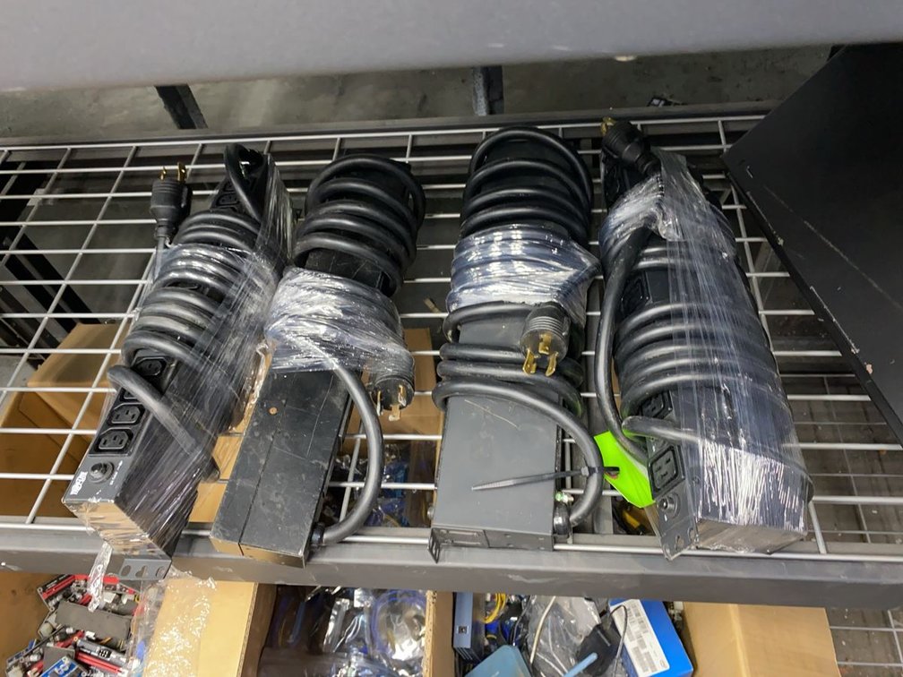 Group of 4 Rack Mount Power Distribution Units