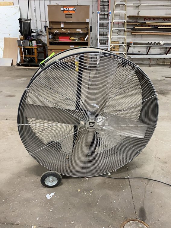Strongway 49935 48in Belt Drive Drum Fan