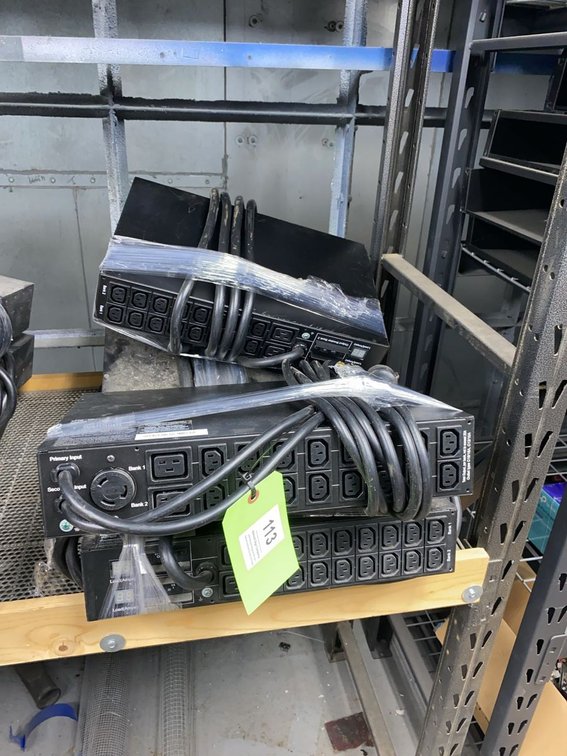 Group of 5 Tripp Lite PDUMH30HVAT Rackmount Power Distribution Units