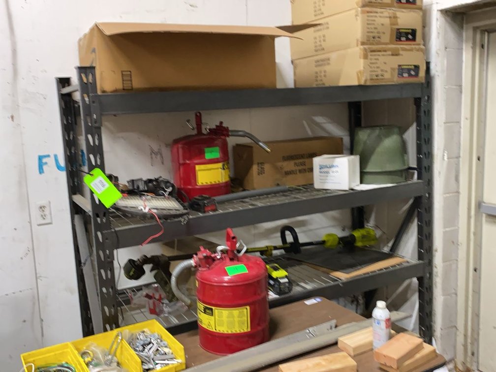 Approx. 6ft x 6ft x 2ft Industrial Steel Storage Shelving Rack
