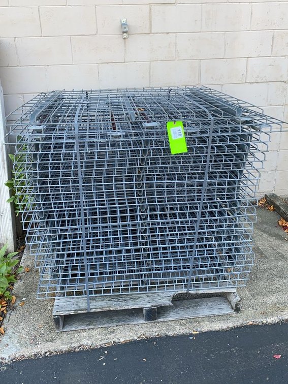 Group of 42in Pallet Rack Wire Decking