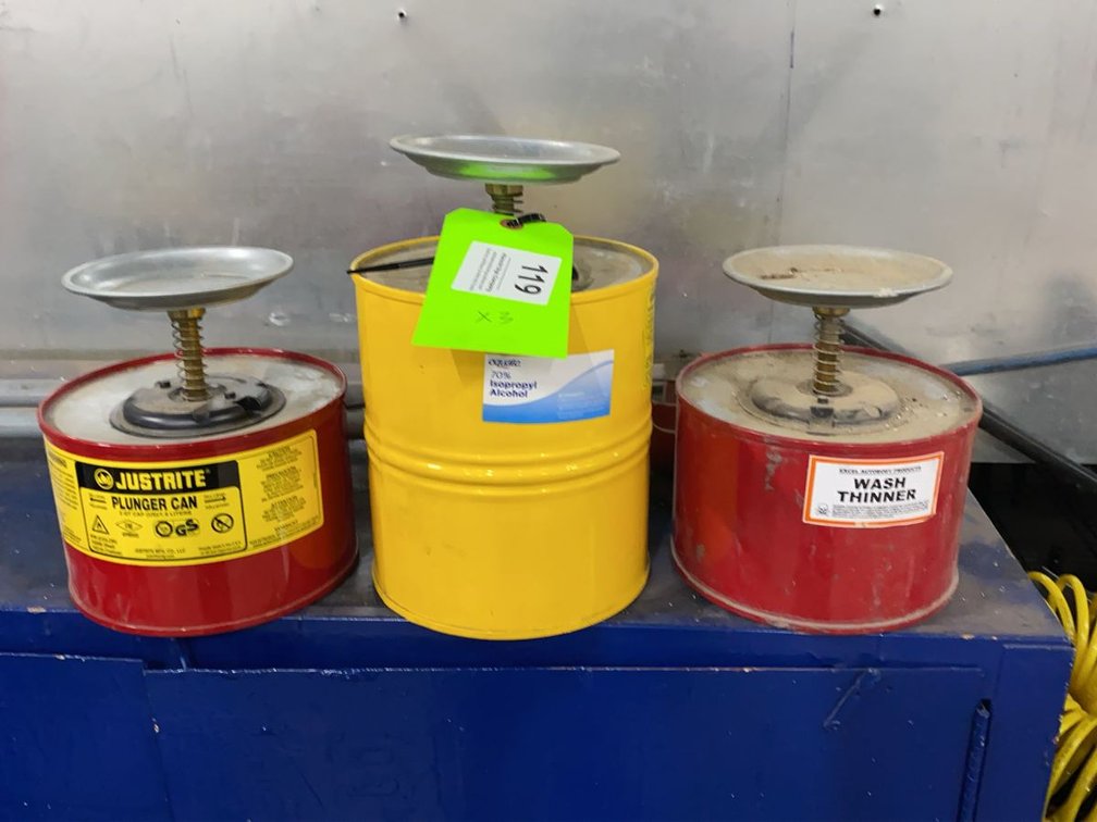 Group of Safety Plunger Cans